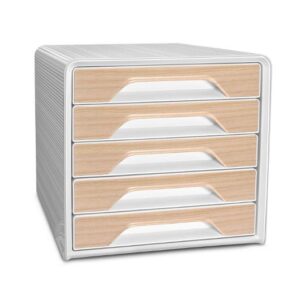 Blankettbox CEP Smoove 5-lådor vit/beech