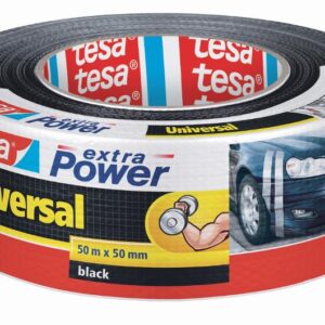 Vävtejp TESA Extra Power 50mmx50m svart