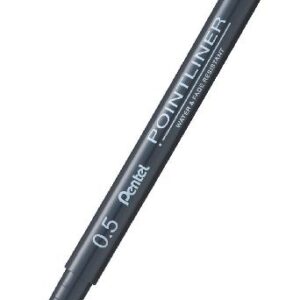 Fineliner PENTEL Pointliner 0,5mm svart