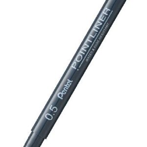 Fineliner PENTEL Pointliner 0,5mm brun