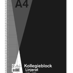 Kollegieblock SOL A4 70g 70 blad linj.