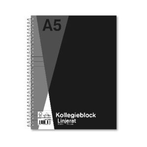 Kollegieblock SOL A5 70g 70bl linjerat
