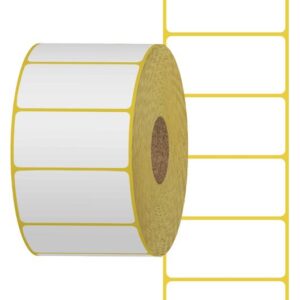 Thermoetikett 70x34mm kärna 40mm 1000/rl
