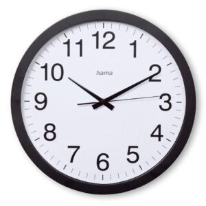 Väggur HAMA Aruba 40cm svart