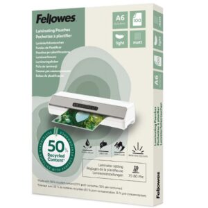 Laminat FELLOWES A6 Light Matt 100/fp
