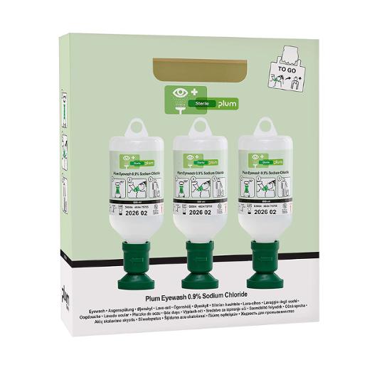 Wound and Eyewash PLUM SodChl 3x500ml