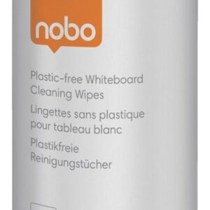 Whiteboardrengöring NOBO servetter 100/f
