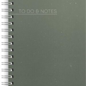 Anteckningsbok BURDE A5 To Do grön