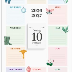 Väggkalender Klassens almanacka 26/27