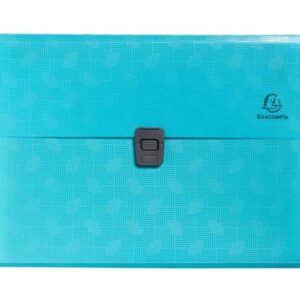 Sorteringsmapp EXACOMPTA 13-flik cyan