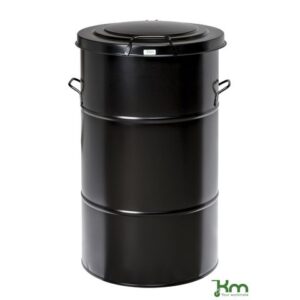 Avfallshantering tunna svart 115L