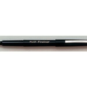 Fineliner PILOT 0,4 svart