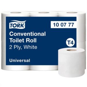 Toalettpapper TORK Uni T4 2-lag 6/fp