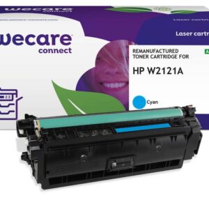 Toner WECARE HP W2121A 212A 4,5K cyan