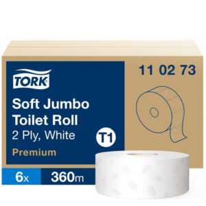 Toalettpapper TORK Pre T1 2-lag 360m