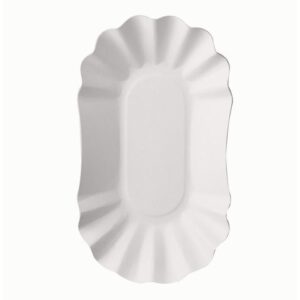 Tallrik PURE 105x175x30mm vit 250/fp