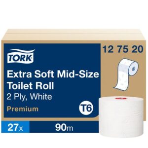Toalettpapper TORK Pre T6 2-lag vit