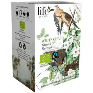 Te LIFE BY FOLLIS Vitt chai 20/fp