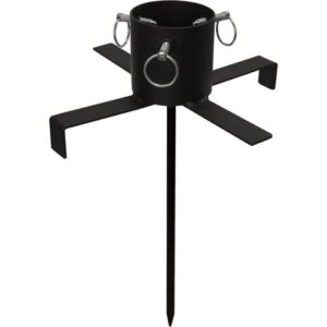 Julgransfot utomhus 47x36cm svart