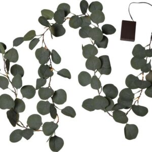 Ljusslinga STAR T Eucalyptus timer 180cm