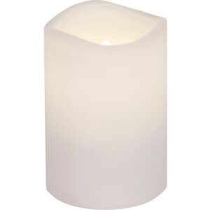 Blockljus STAR T Paul LED 11,5cm vit
