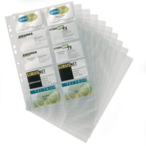 Visitkortsficka DURABLE 10/fp