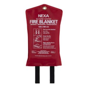 Brandfilt NEXA silikon 120x180cm röd