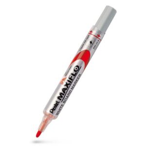 Whiteboardpenna PENTEL Maxiflo rund röd