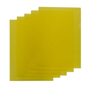 Aktmapp PETTER kraftig A4 0,18 gul