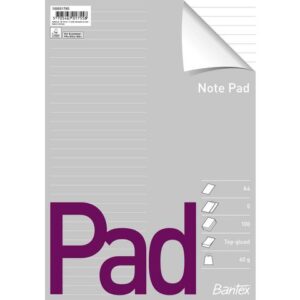 Block med topplimning BANTEX A4 lin