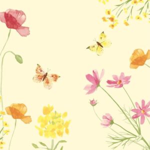 Servett Poppy D-soft 40X40cm 60/fp