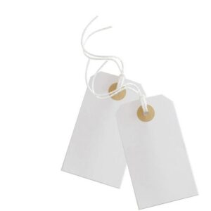 Etikett Manilla Tags 9x5cm vit 10/fp