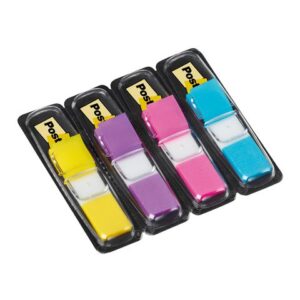 Index POST-IT 12X43mm neon 140/fp