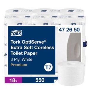 Toalettpapper TORK Pre T7 3-lag 18/krt