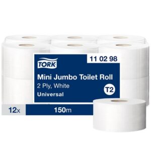 Toalettpapper TORK Uni T2 2-lag 12/fp