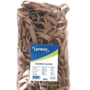 Gummiband LYRECO 125x8mm 500g 200/fp