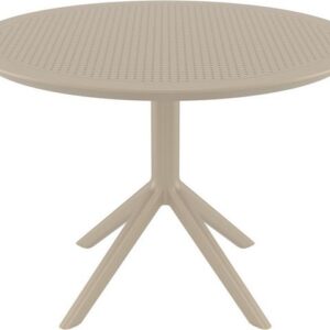 Bord SIESTA Sky runt 105cm taupe