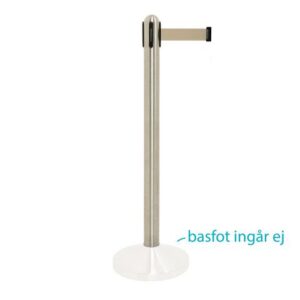 Avspärrningsstolpe SECURIT borstad stål