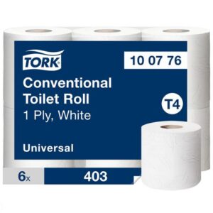 Toalettpapper TORK Uni T4 1-lag 6/fp