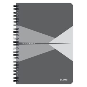 Anteckningsblock LEITZ A5 linj grå