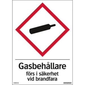 Dekal Gasbehållare 105x148mm