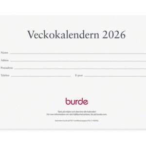 Veckokalendern refill 2026