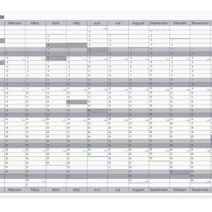 Whiteboardtavla Årsplan 2026