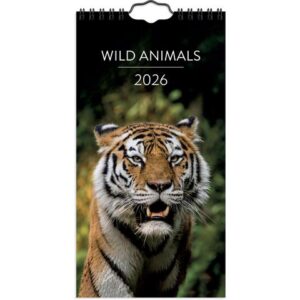 Väggkalender Wild animals 2026