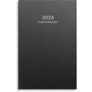 Dagbokskalendern 2026 svart