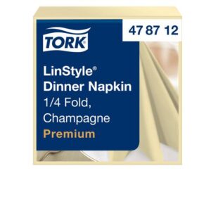 Servett TORK LinStyle Middag champ 50/fp