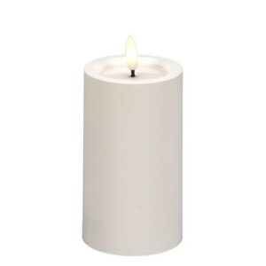 Blockljus KONSTSMIDE LED timer vit 20cm