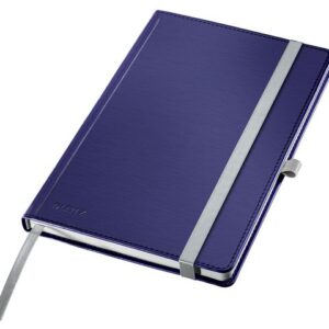Ant.bok LEITZ Style A5 H linj 80bl blå