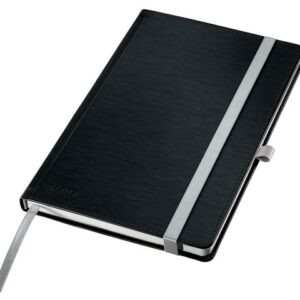 Ant.bok LEITZ Style A5 H linj 80bl svart
