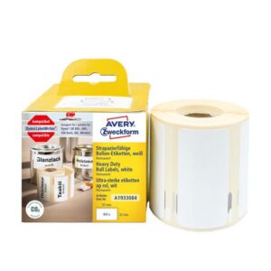 Etikett AVERY Slitst. 57x32mm 400/fp